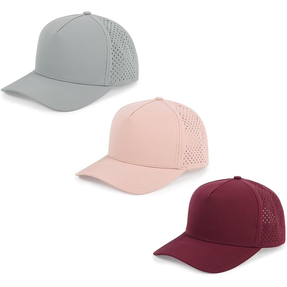 Baseball Cap Gray+pink+red Hat Sun And Rain Cap For Men Women
